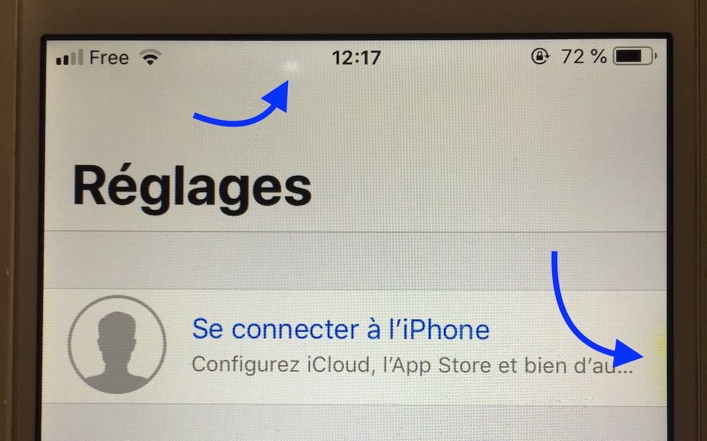Tâche blanche &amp; Défaut de teinte